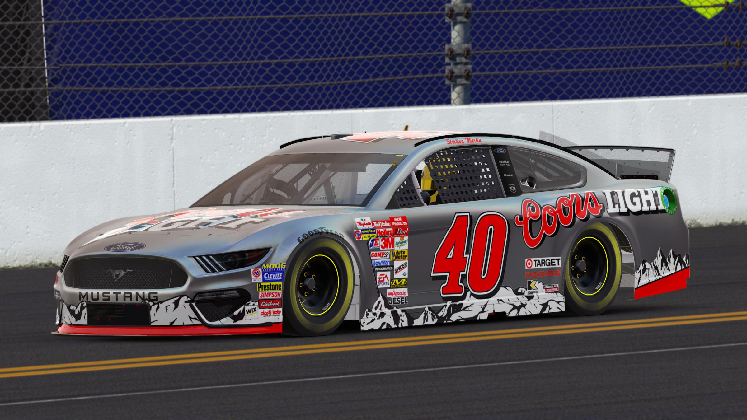 Preview of 2001 Sterling Marlin Coors Light Ford Mustang by Sean Peleg