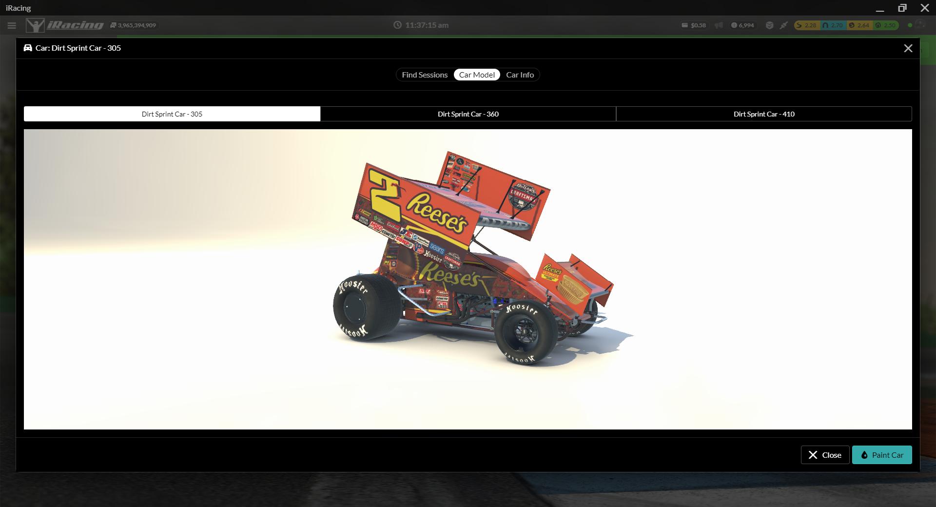 Preview of 2021 Timmy Adair Sprint Car Reeses by Jay Adair