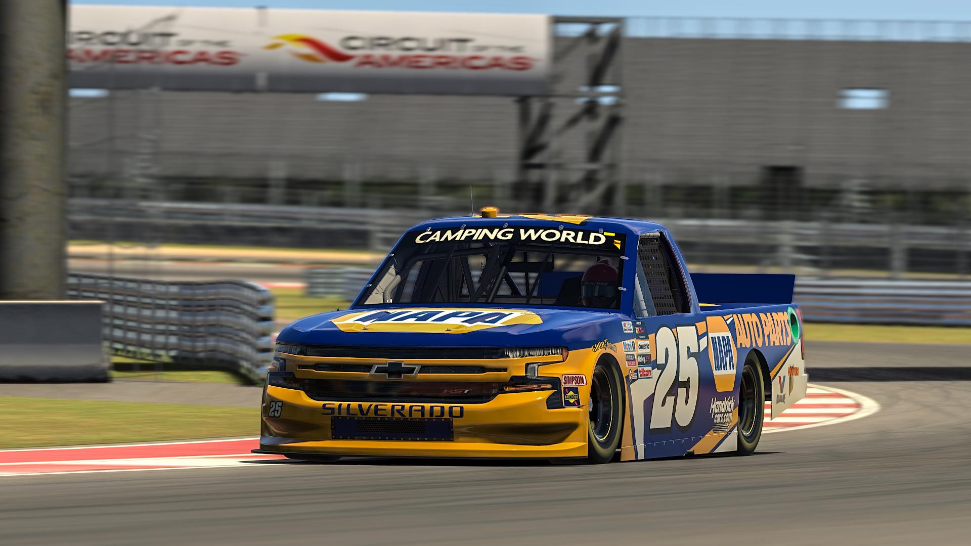 Napa Chevy Silverado Sim Stamp/No Number by Blaine Sparling Trading Paints