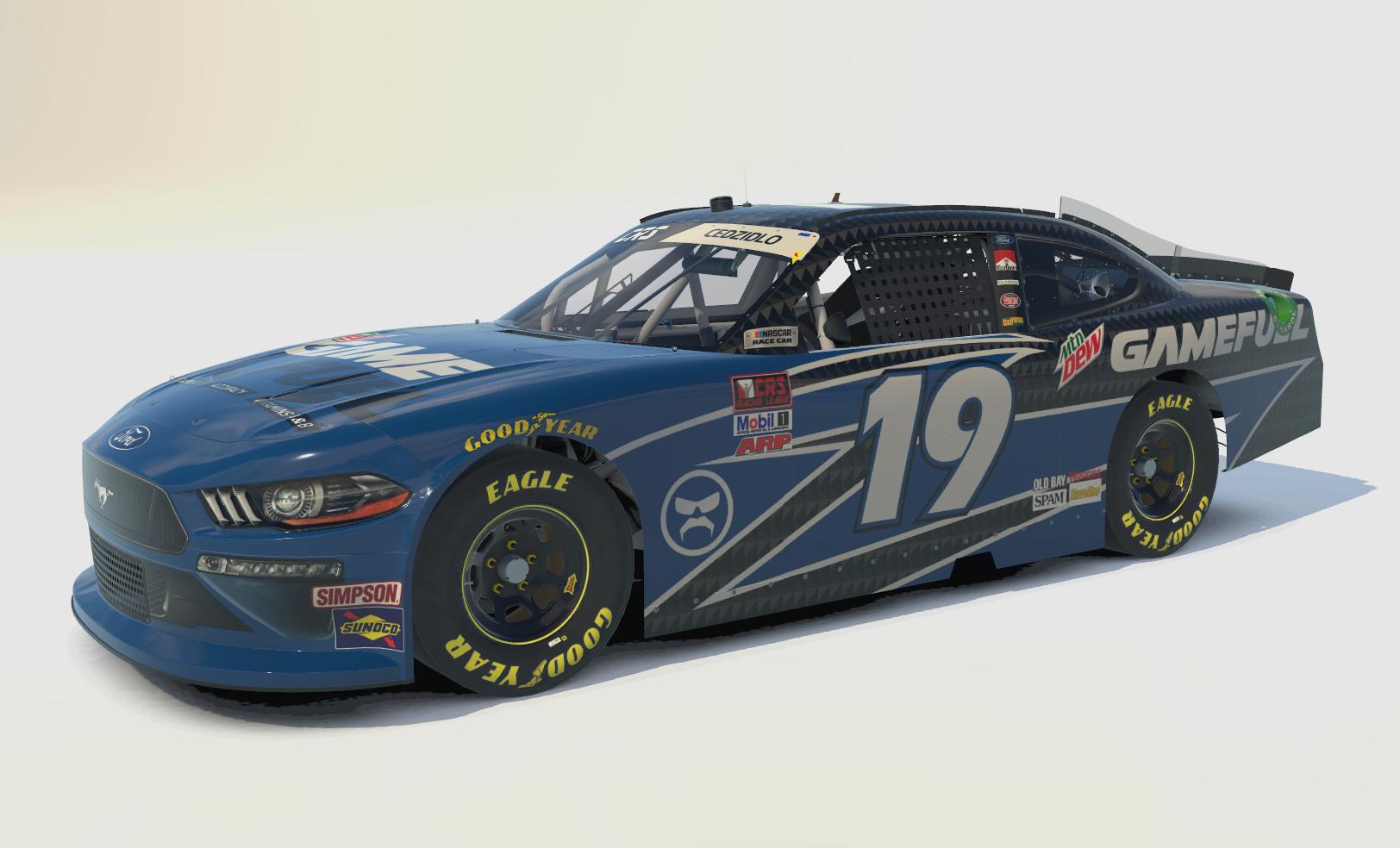 Mtn Dew Game Fuel Berry Blast NASCAR Xfinity Ford Mustang by Travis