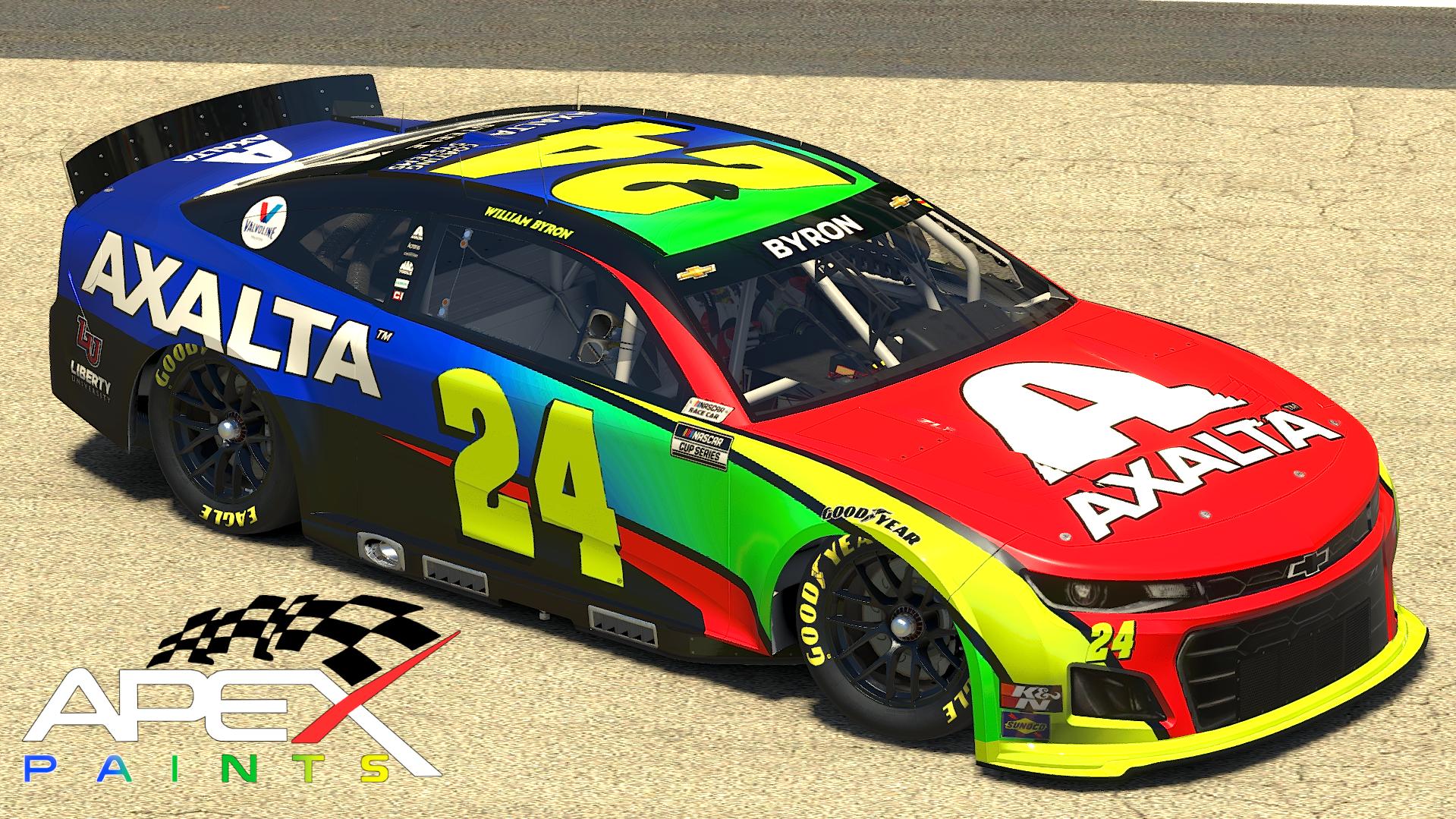 2022 William Byron Axalta Concept No by Kevin Steele Trading Paints