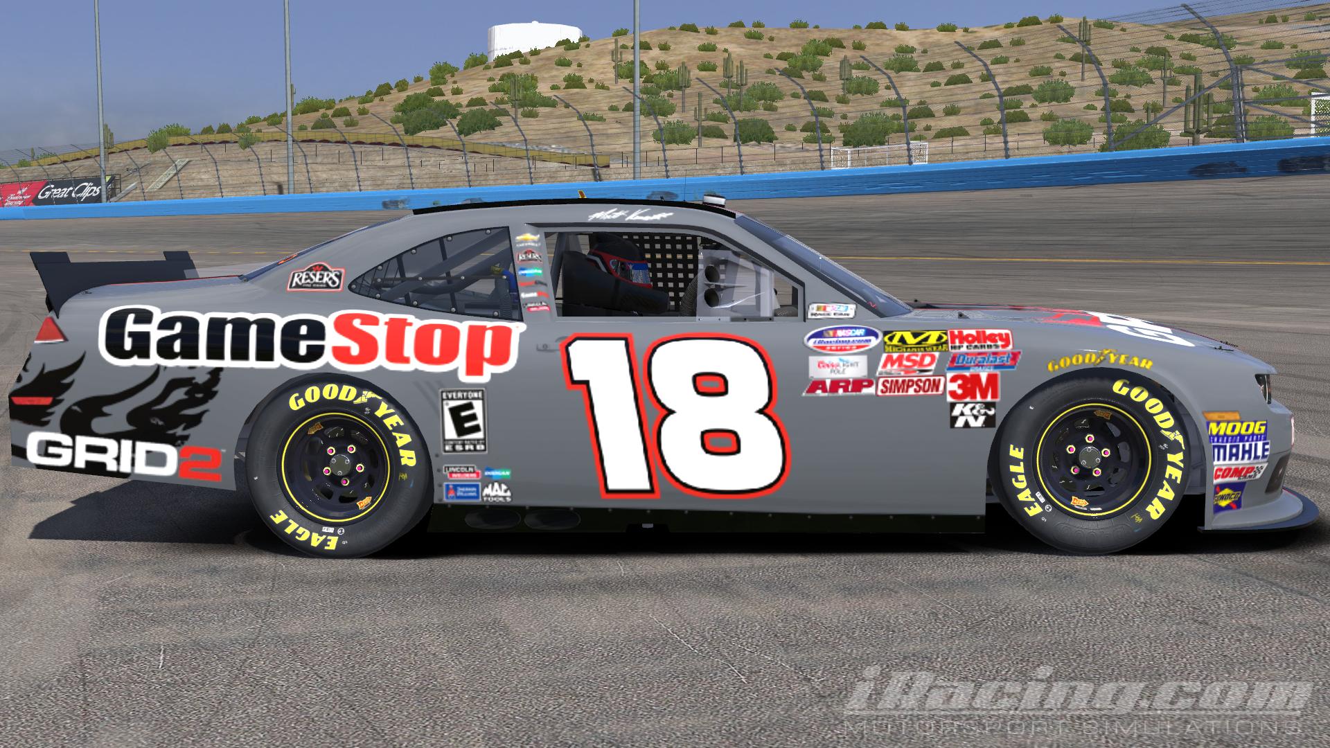 Nascar Xfinity Matt Kenseth #18 Grid 2 Gamestop by Jordan ...