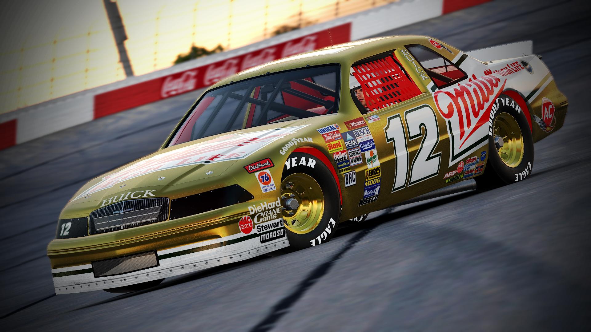 1989 Bobby Allison Miller High Life Buick by Justin Rowden Trading Paints