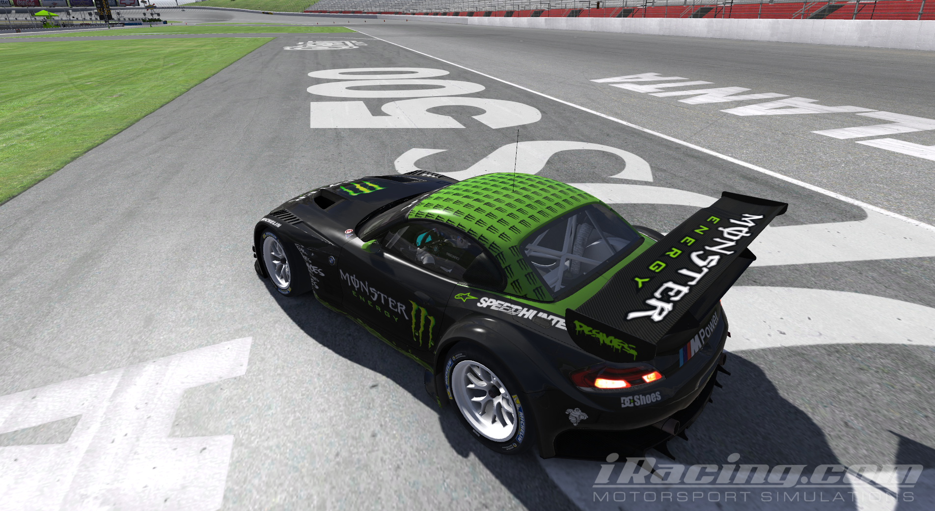 BMW Z4 Monster Energy Drink Paint by Matt Ballard Trading Paints