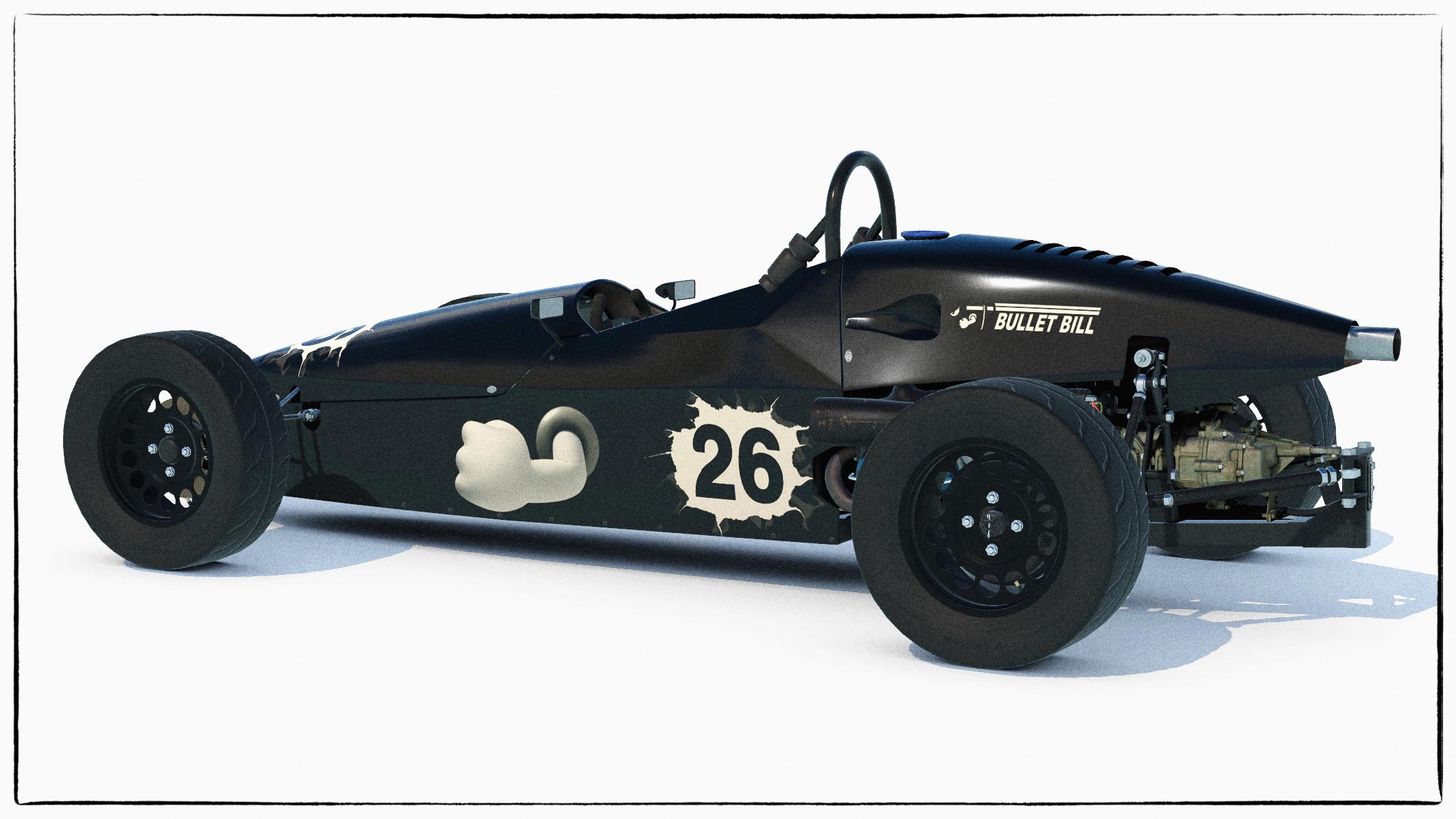 Preview of Bullet Bill Formula Vee by Simon Bailey