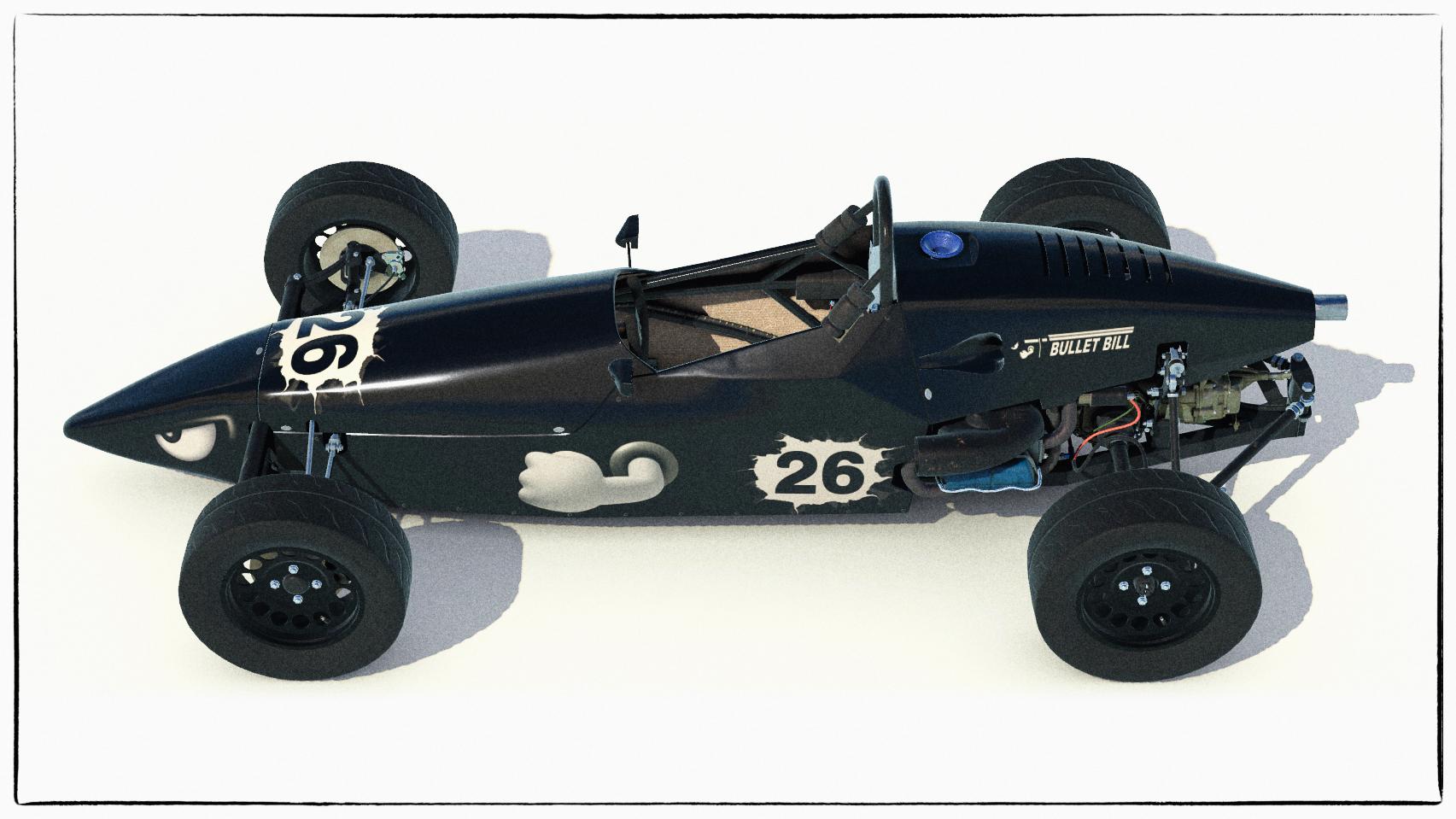 Preview of Bullet Bill Formula Vee by Simon Bailey