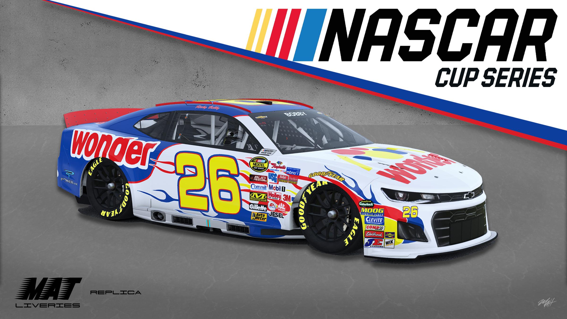 Talladega Nights Ricky Bobby Wonder Bread 26 car replica by Matthew A