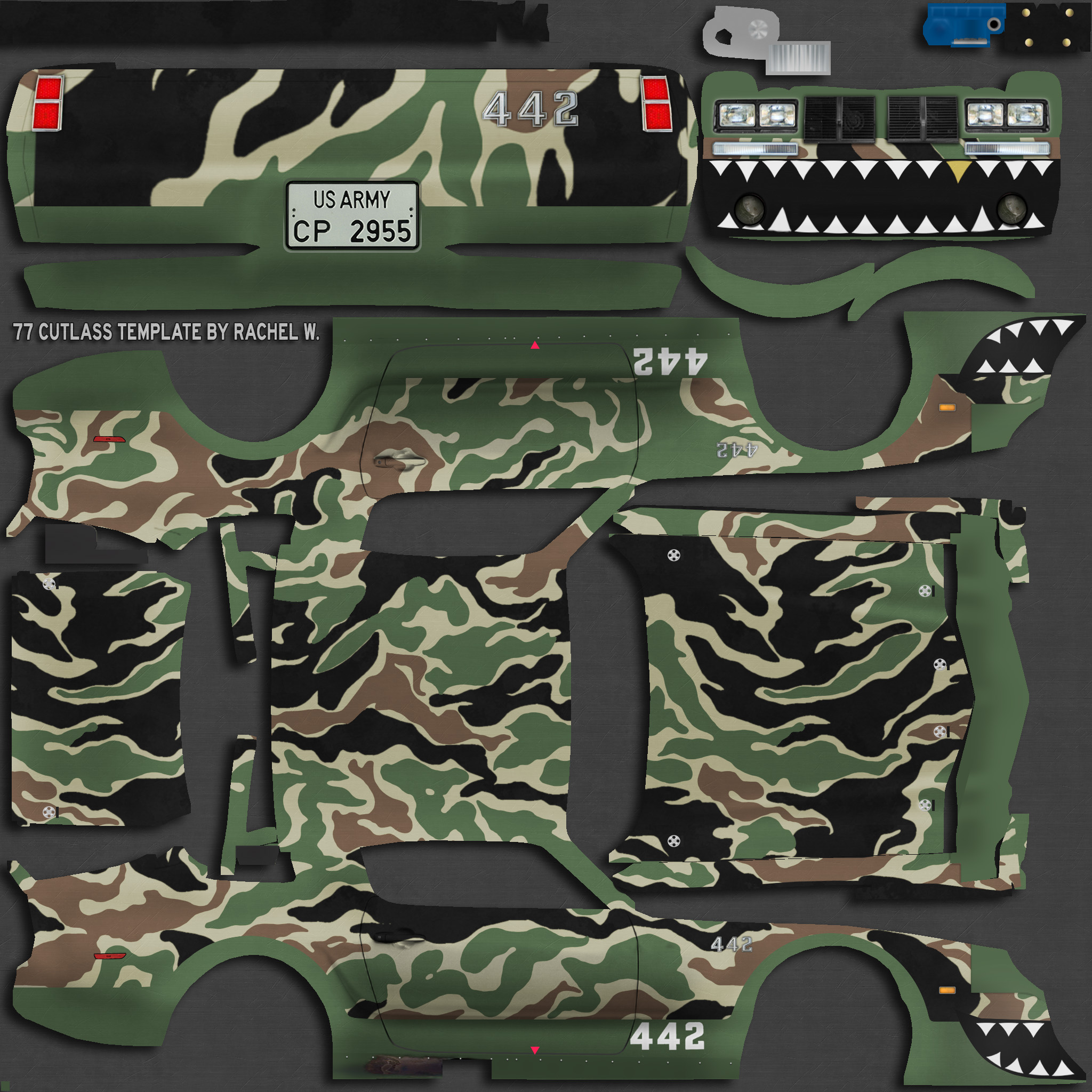 Army Camo by Justin S Davis Trading Paints