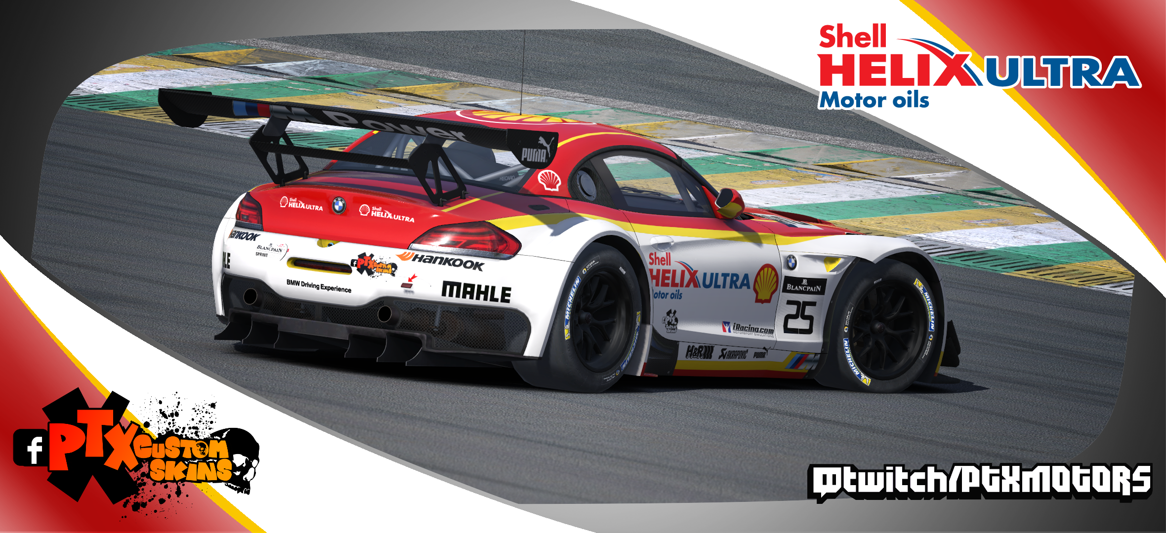 SHELL DTM Livery BMW Z4 GT3 by Samuel Almeida Trading Paints