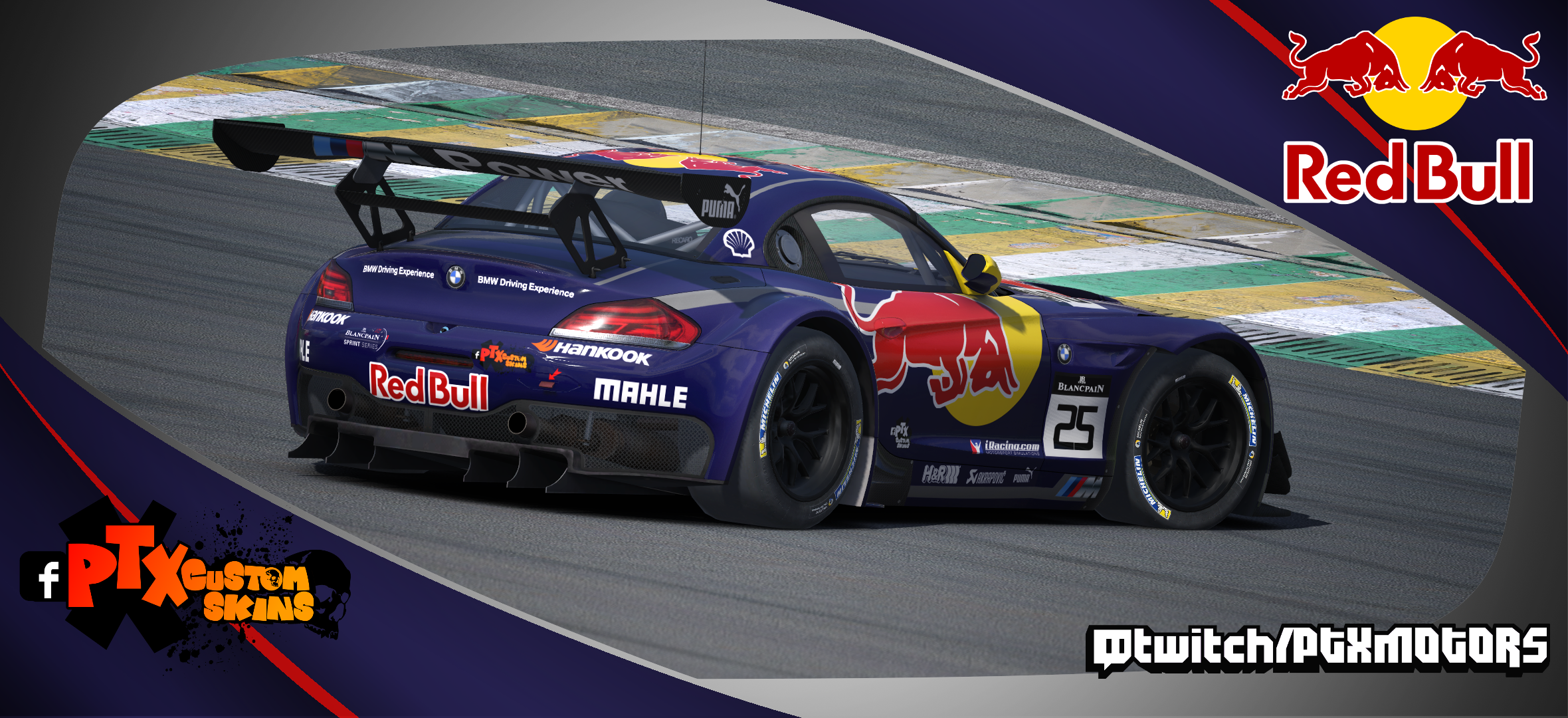 Red Bull DTM Livery BMW Z4 GT3 by Samuel Almeida Trading Paints