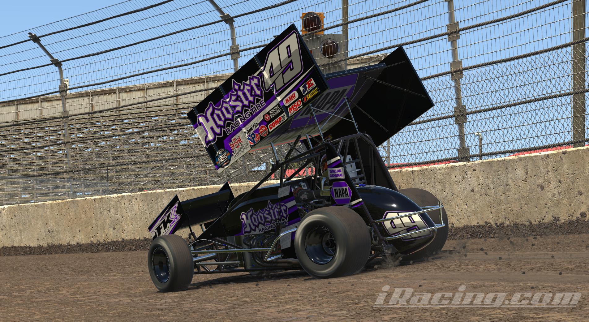 Fictional Brad Sweet 2021 Hoosier Racing Tire World Of Outlaws 410