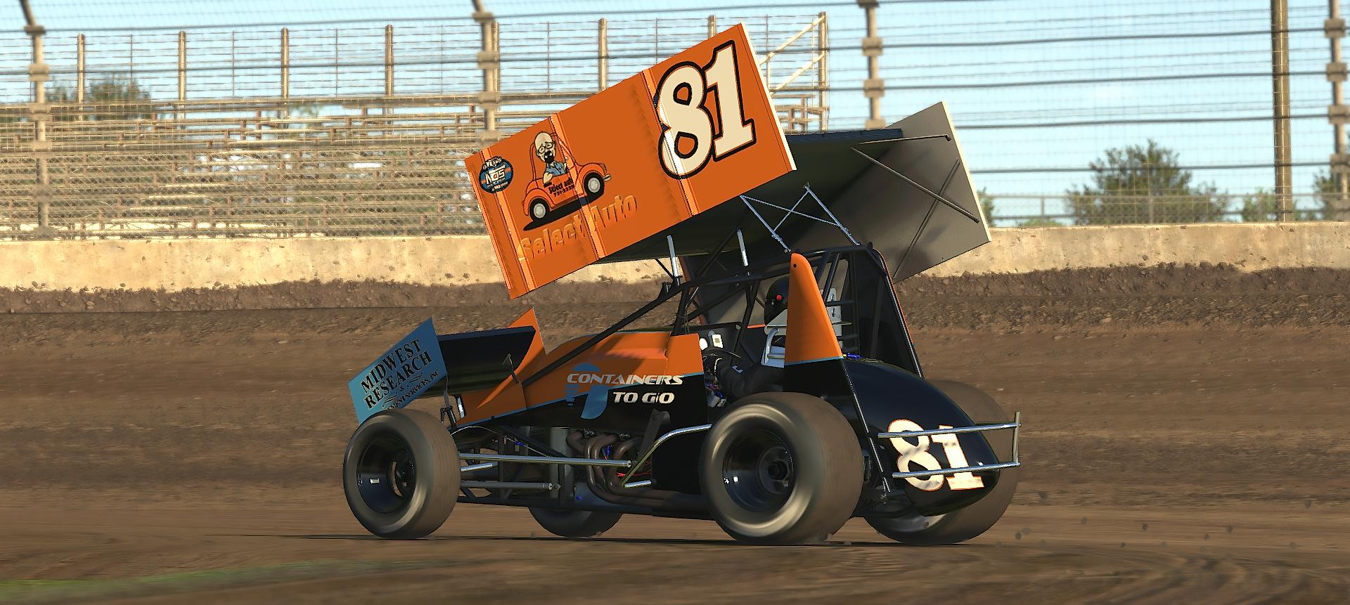 2021 Jack Dover 410 Sprint Car (Custom Numbers) by Koleton Anderson