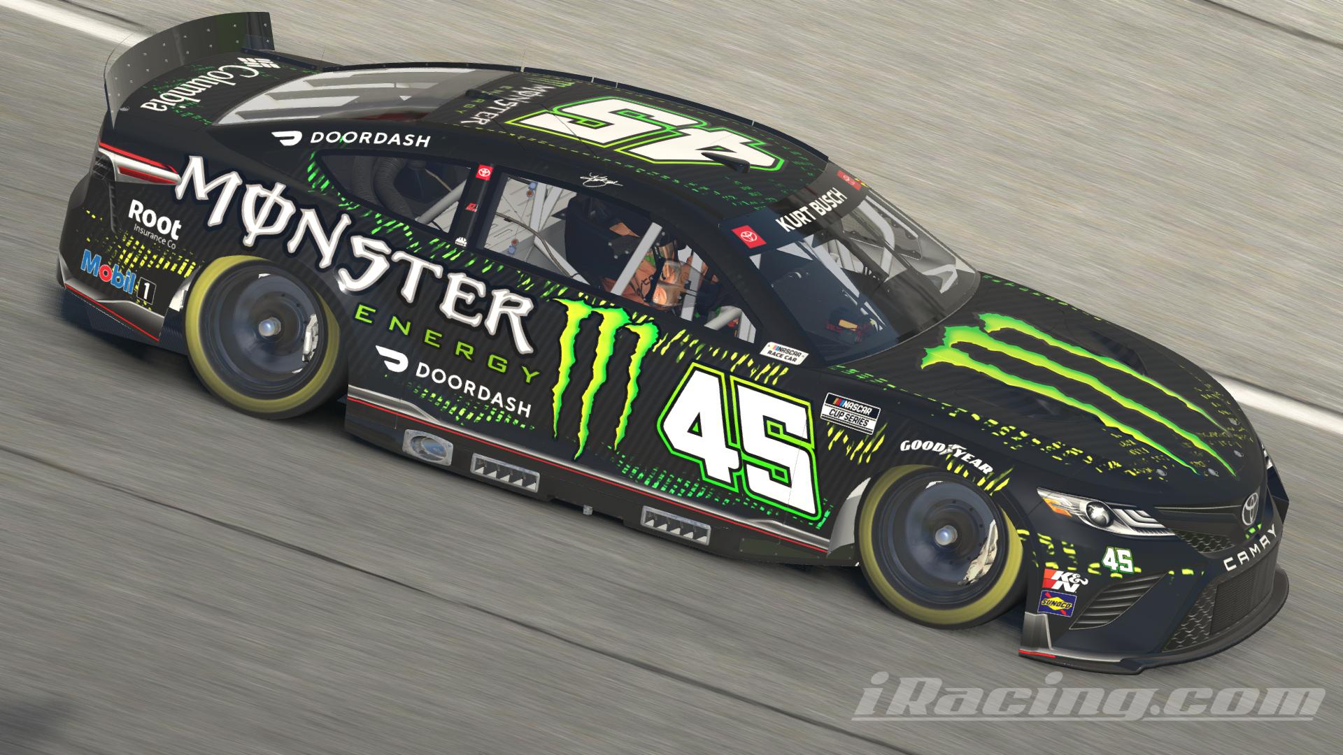 Preview of Kurt Busch 2022 Monster Concept by Matt Muir