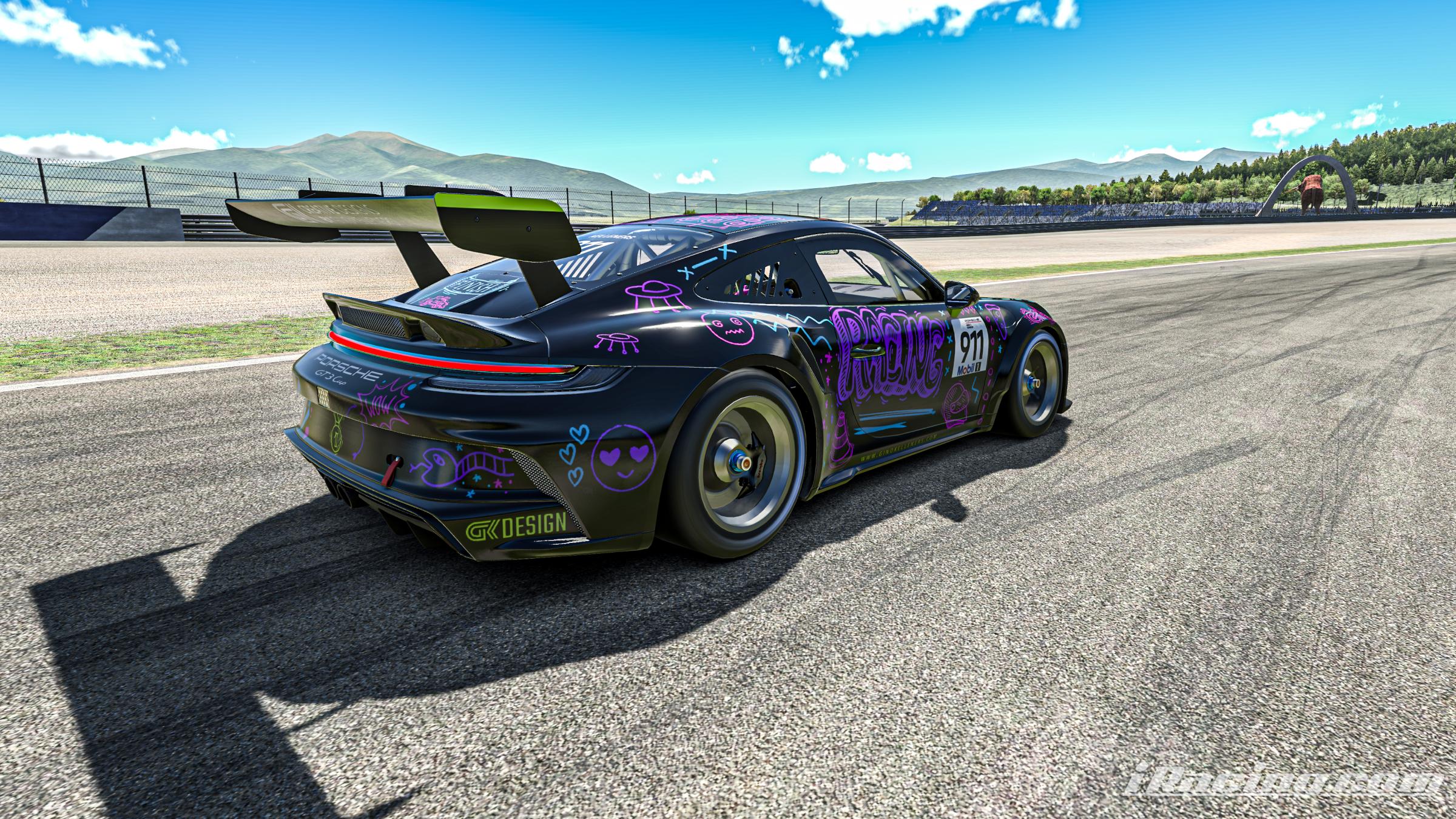 Preview of Graffiti Livery - Porsche 911 GT3 Cup by Gino Kelleners