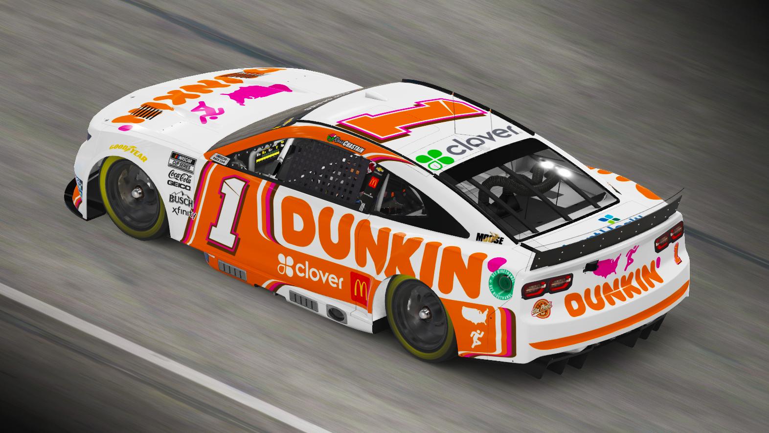 Ross Chastain 2022 Dunkin Camaro Concept by Evan Pienta Trading Paints