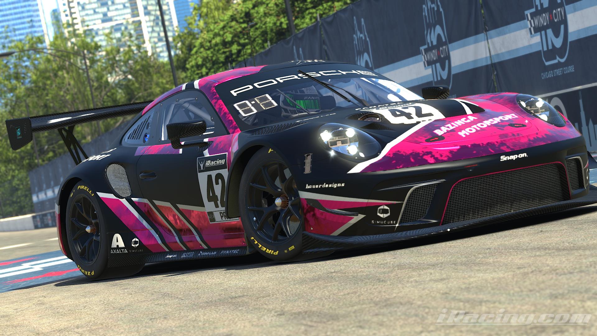 car Bazinga Porsche 911R GT3 MAGENTA STANDARD by Leonhard V Ziegler