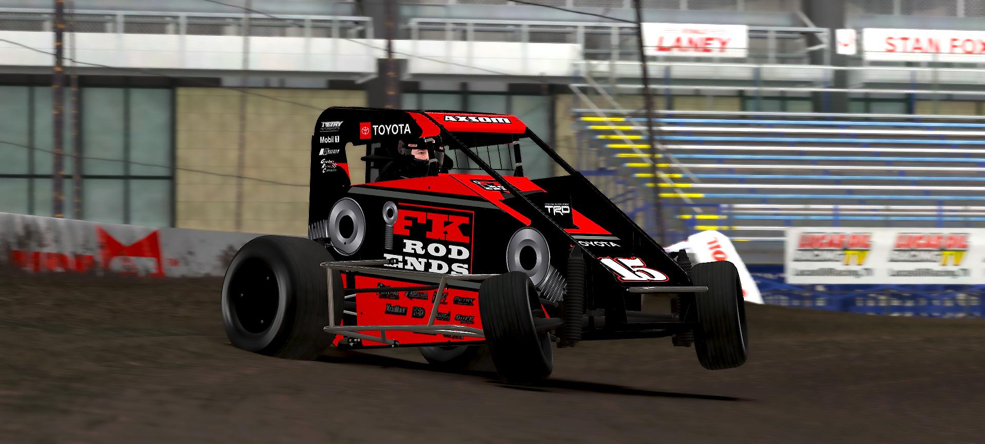 Emerson Axsom 15 USAC NOS Energy Drink National Midget (Custom Numbers