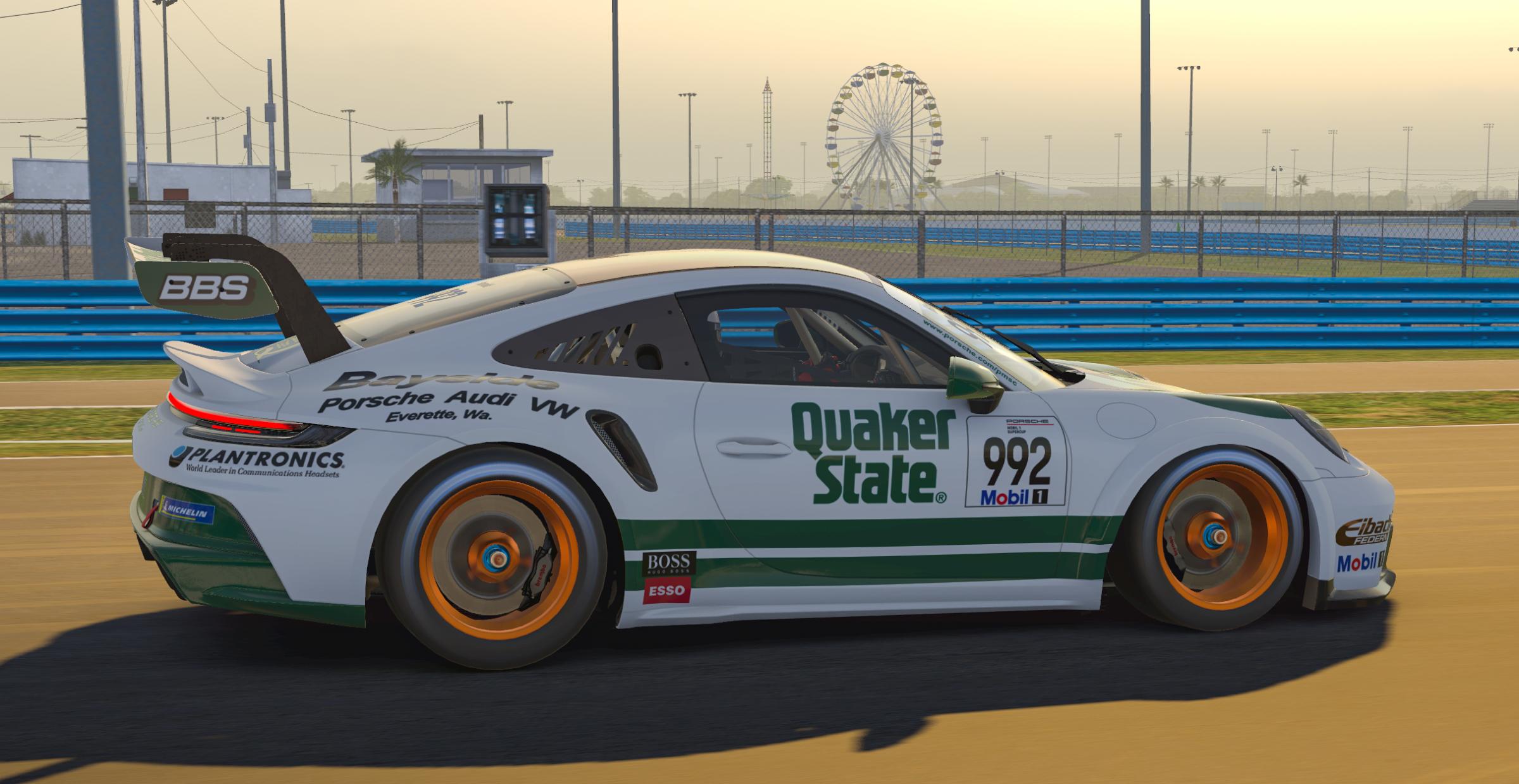 QUAKER STATE Porsche 992 Cup by Corey H. Trading Paints