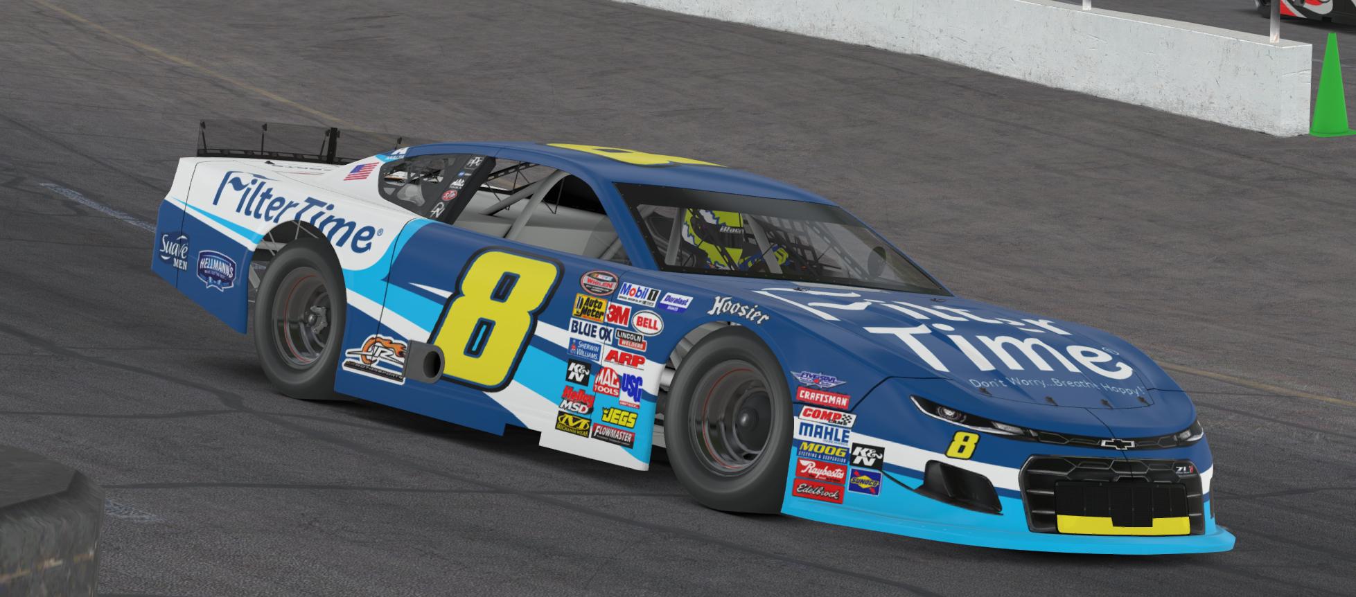 Preview of Filter Time Super Late Model (Custom Number) by Patrick Shafer