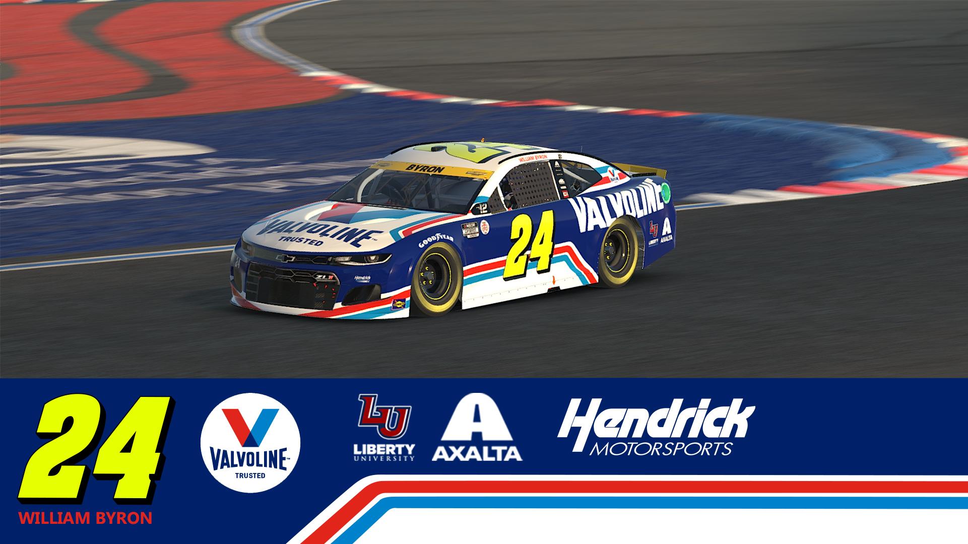William Byron 24 Valvoline Chevrolet Camaro 2021 by Joe Sanchez