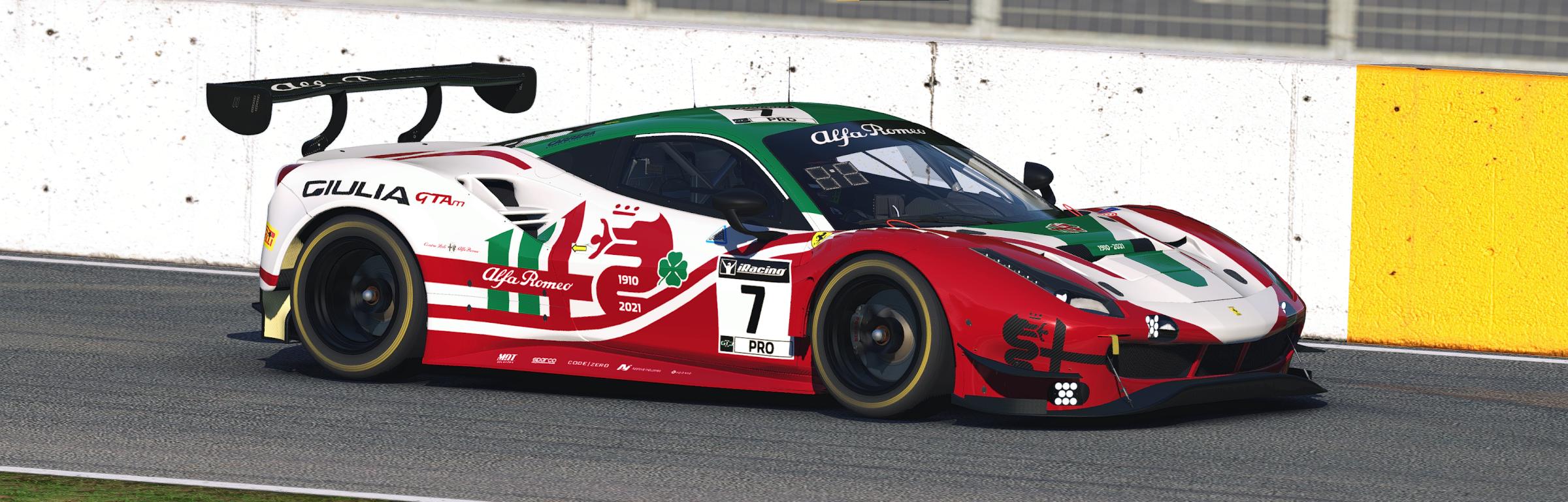 Preview of Alfa Romeo 111th Anniversary 488 GT3 Evo by Matthew A Tomelleri