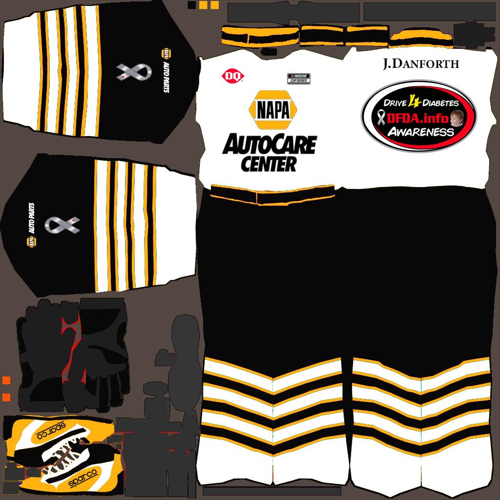 James Danforth SCARS NAPA Auto Parts Driver Suit by James D. Trading