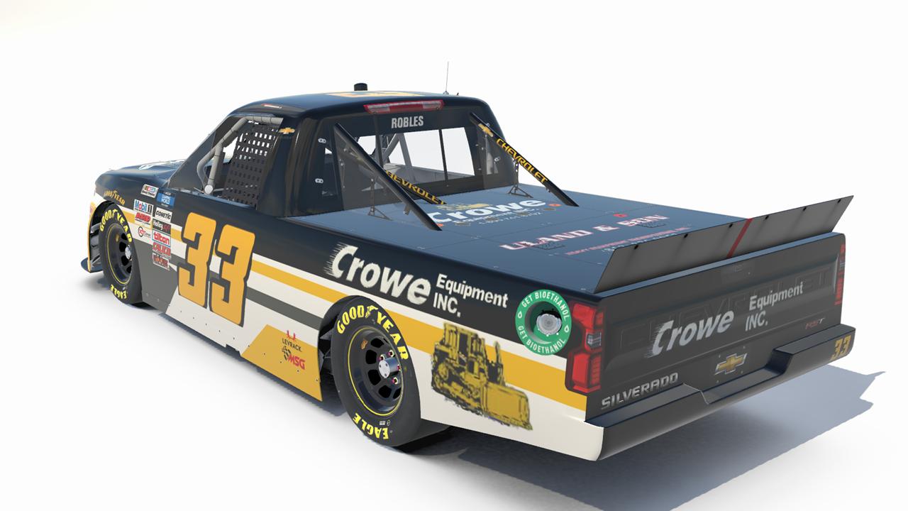 2020 33 Bryant Barnhill CarShield 200 Custom Number by Yerick Robles