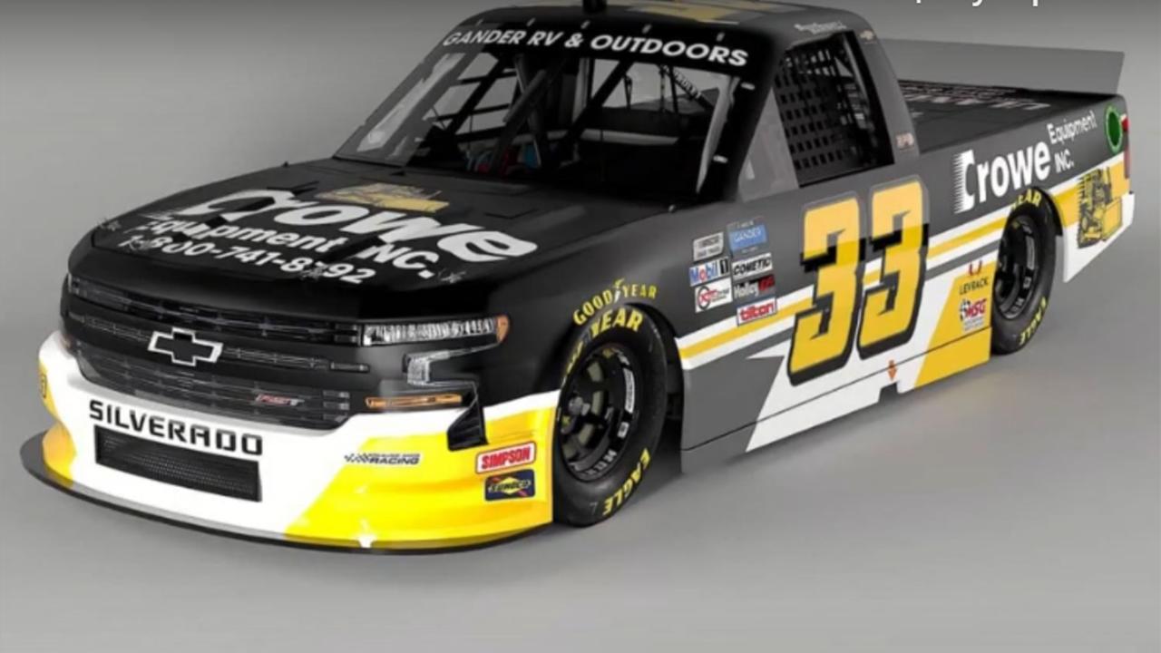 2020 33 Bryant Barnhill CarShield 200 Custom Number by Yerick Robles