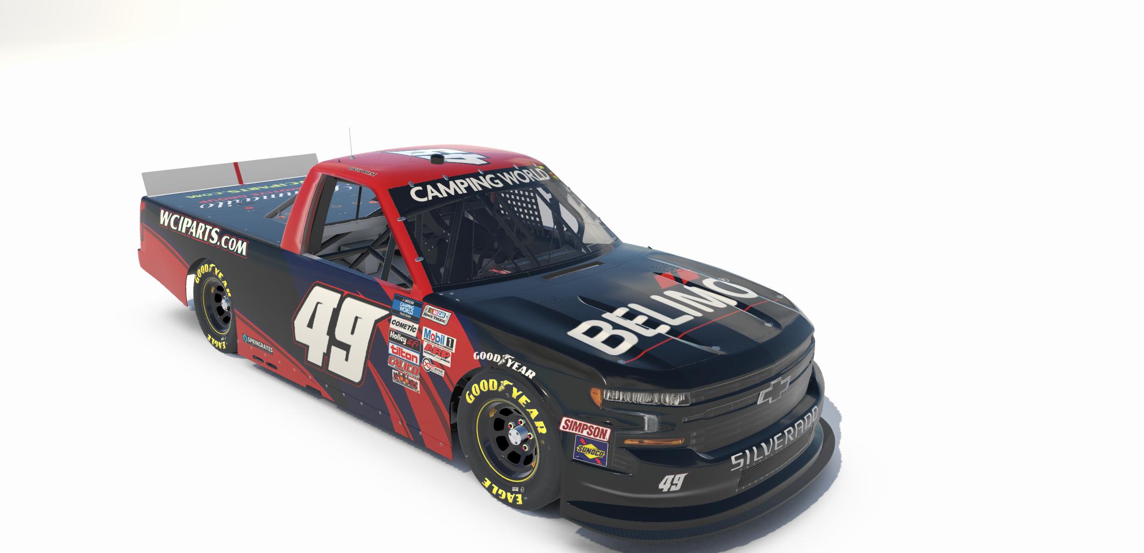 2020 49 Roger Reuse CarShield 200 Custom Number by Yerick Robles