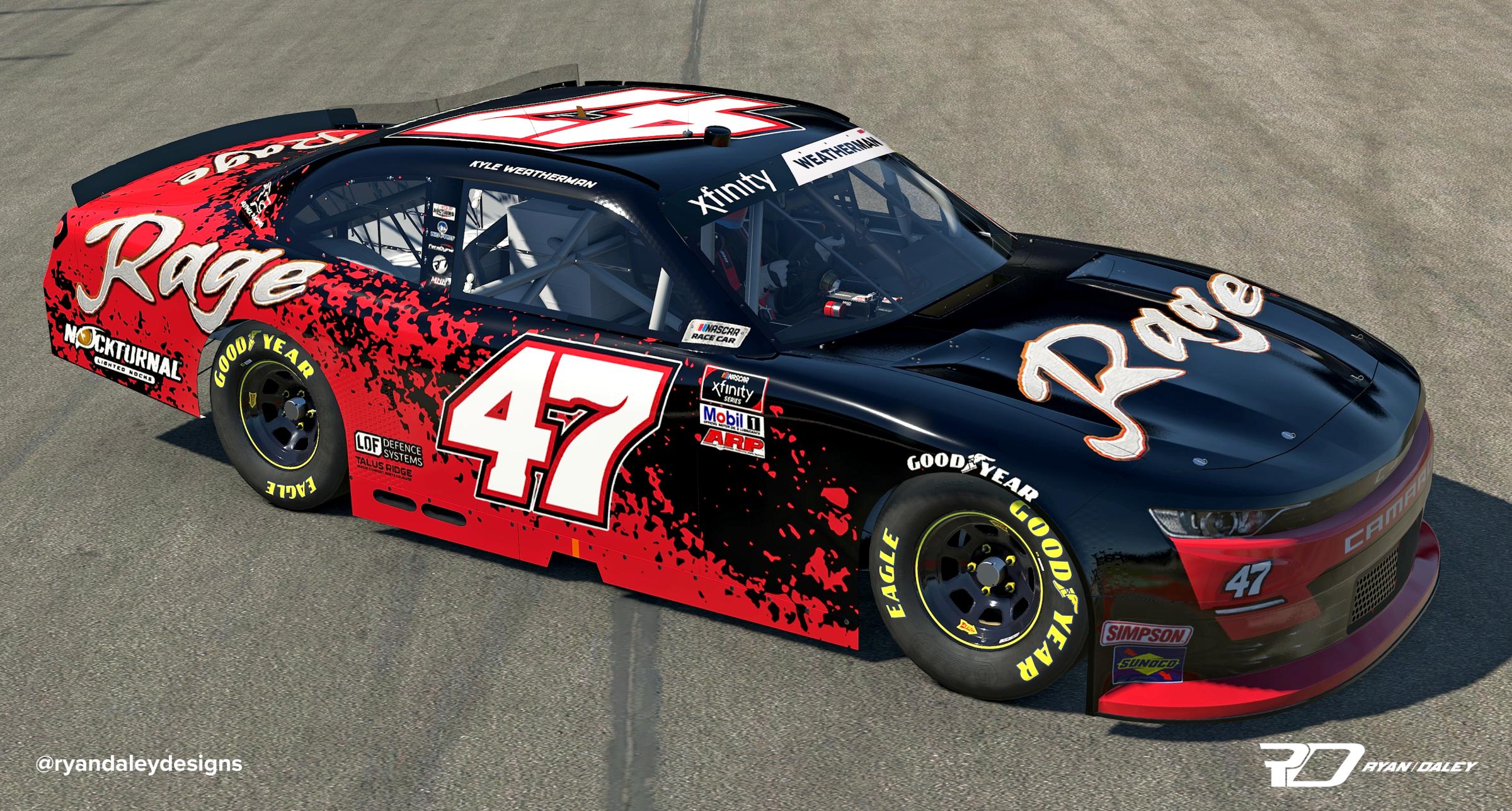 Preview of Official 2021 #47 Kyle Weatherman Rage No Numbers by Ryan Daley