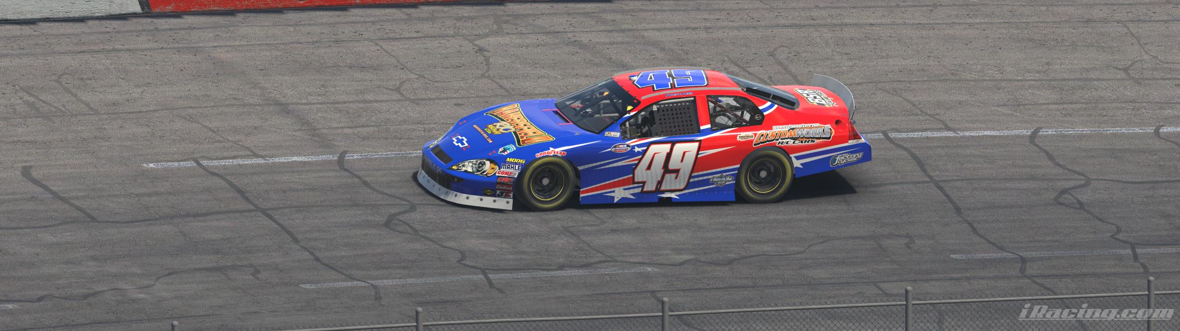 Hastings 49BakersfieldRCRedWhiteBlue ARCA by Jason Hastings Trading