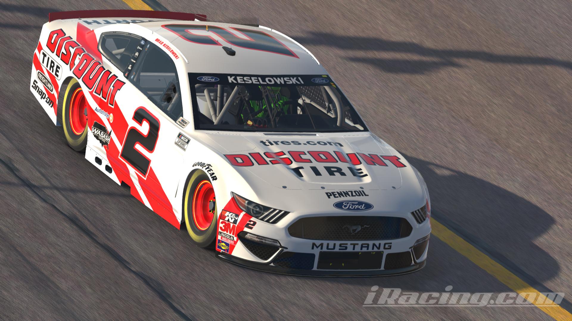 Preview of Brad Keselowski First Penske Start Throwback by Matt Muir