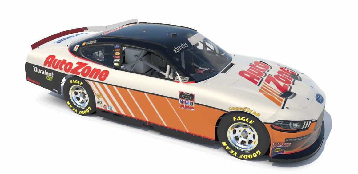 Autozone Xfinity Mustang by Mike W. Trading Paints