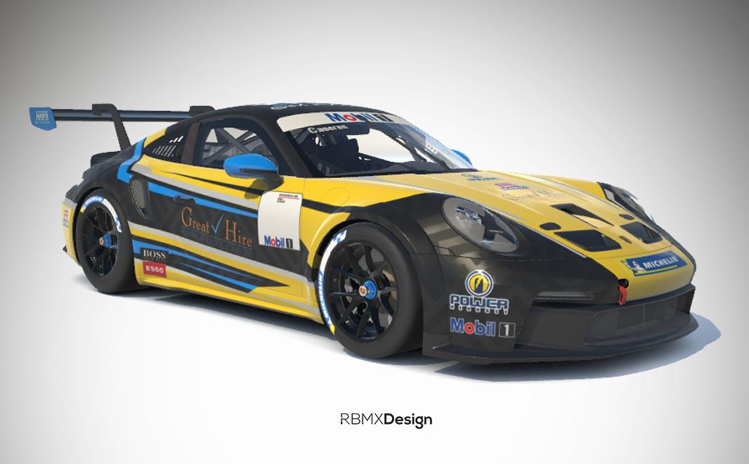 Preview of Porsche 992 Cup YELLOW by Tyler Beamon