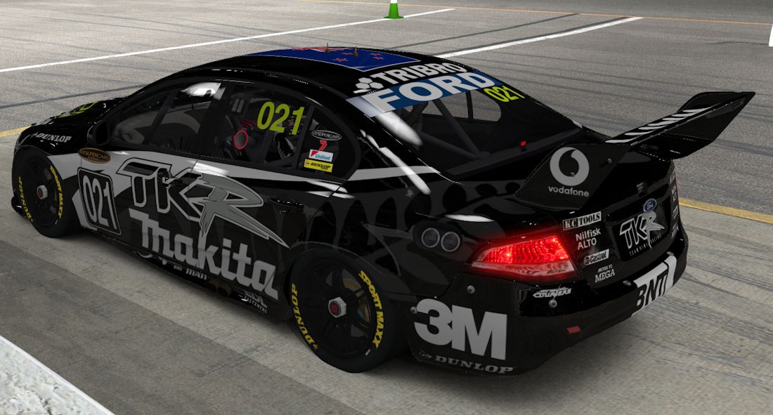 Team Kiwi Racing 2007 - SVGs first V8 Supercar by Tony Hellier
