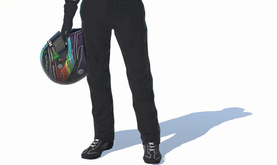 Preview of Lewis Hamilton PRIDE - Love Is Love - 44 Mercedes Petronas Helmet by Jacob W C.