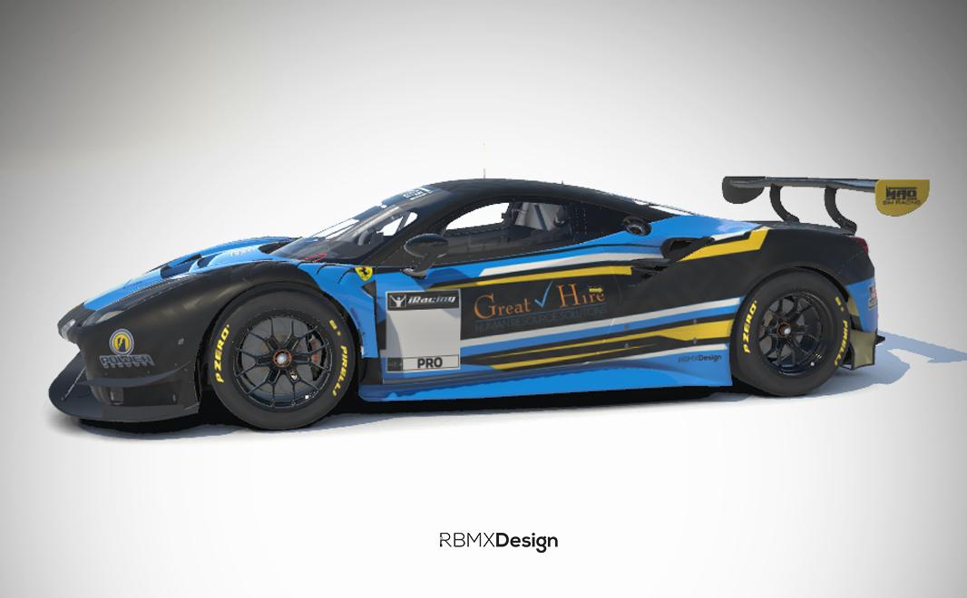 Preview of Ferrari EVO GT3 BLUE by Tyler Beamon