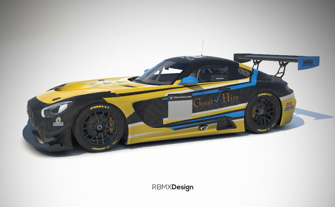 Preview of Mercedes AMG GT3 YELLOW by Tyler Beamon