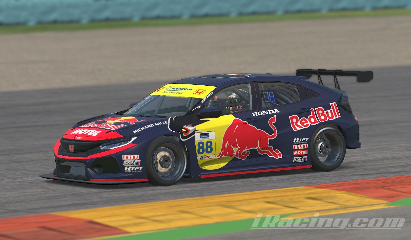 RED BULL Mugen Honda Civic Type R by Stephane Parent - Trading Paints