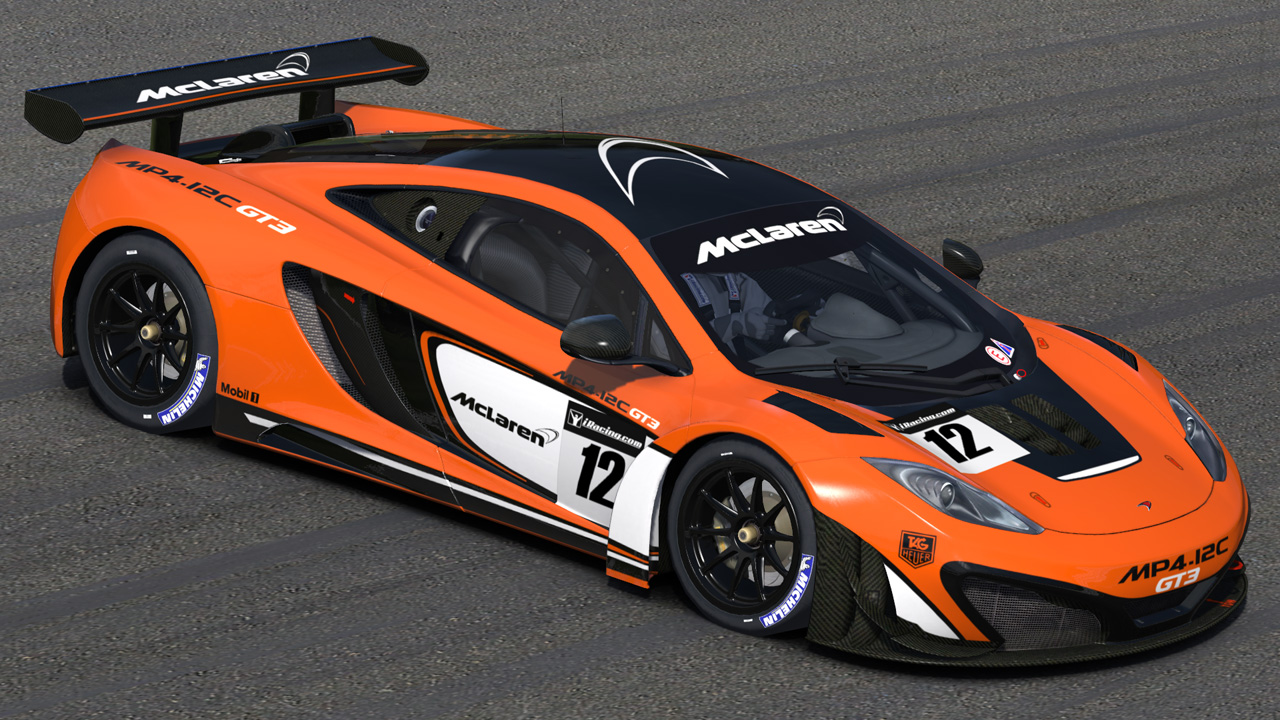 McLaren MP412C GT3/650S Sprint GT house livery by Matthew Nethercote Trading Paints