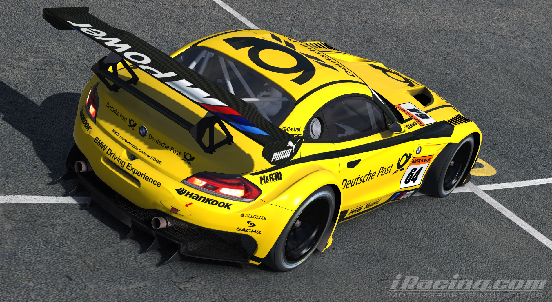 DTM Deutsche Post BMW Z4 GT3 by Juan Diego Sanchez Martinez Trading