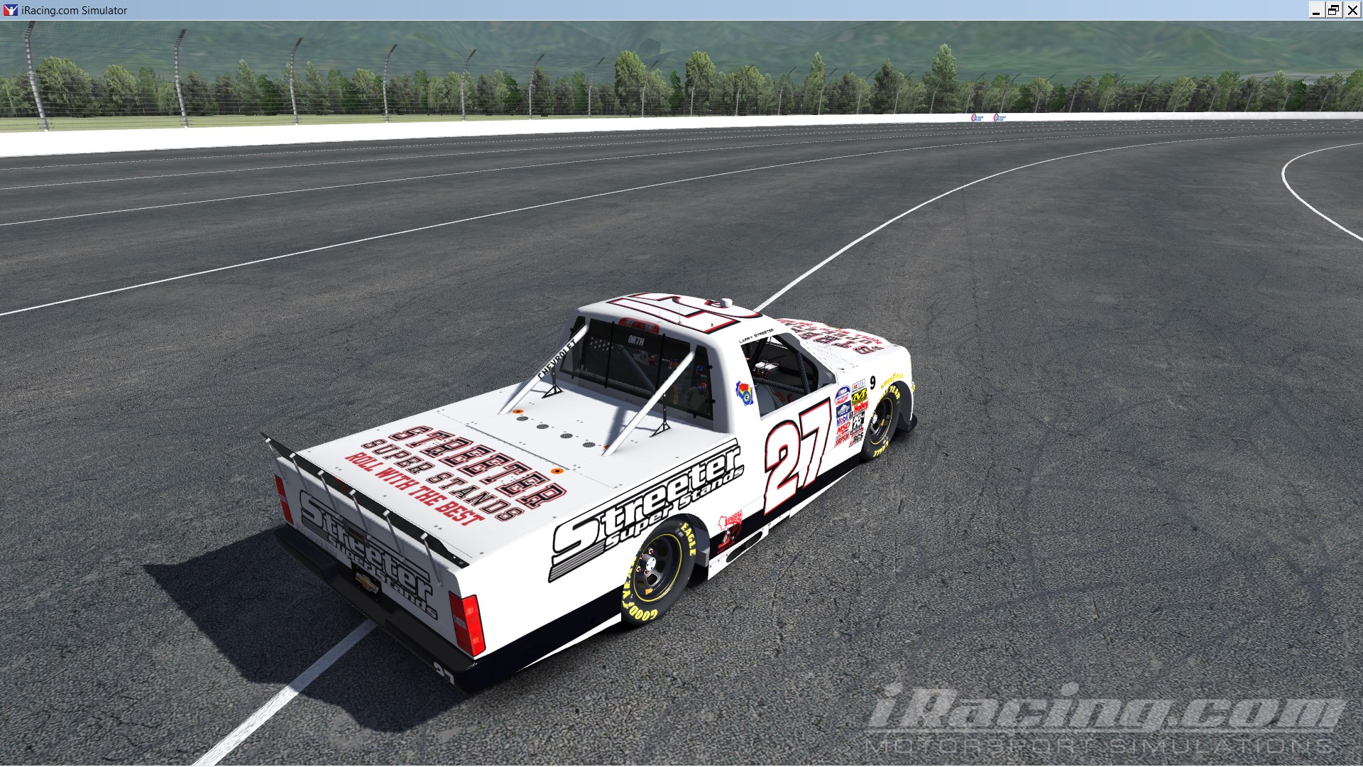 Streeter Super Stands White Truck by Nicholas Orth Trading Paints