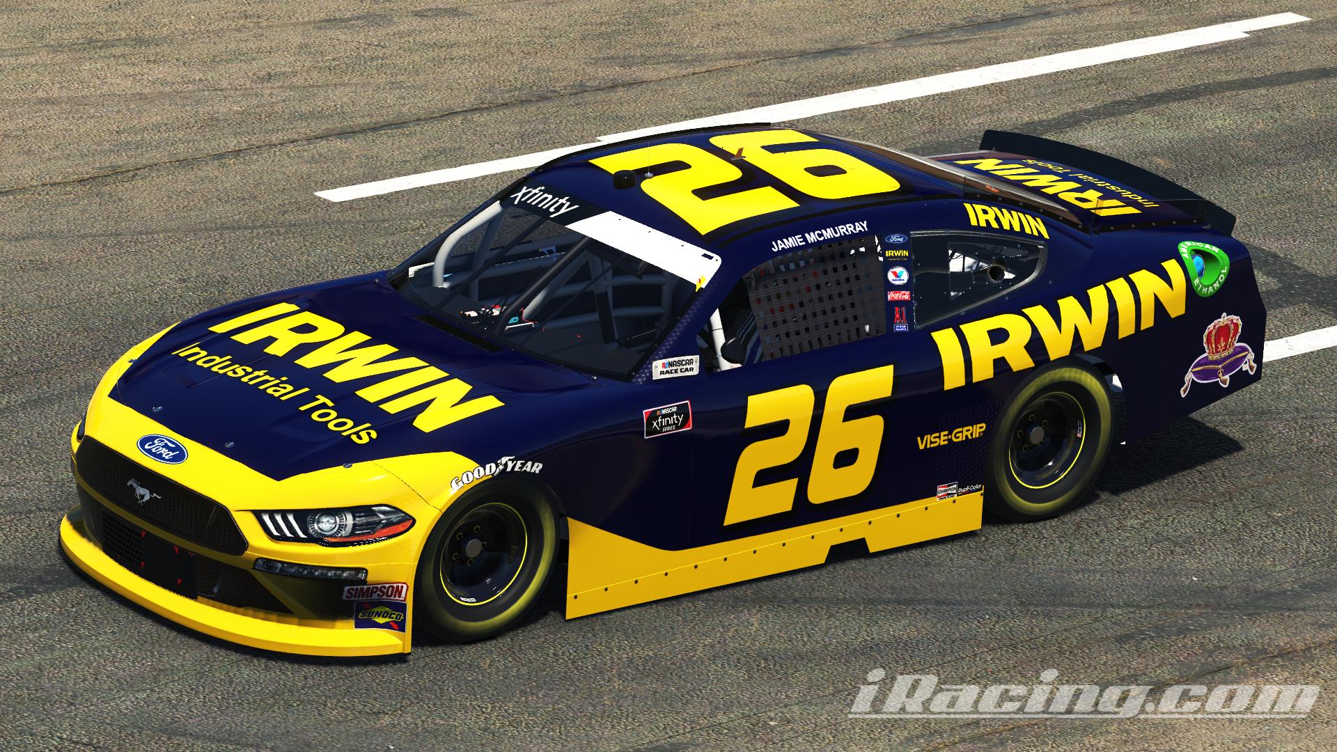 2009 Jamie McMurray Irwin Tools Ford Mustang by Nathan D Kiani