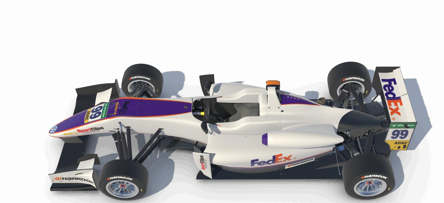 Dallara F3 FedEx by Niklas Husmann Trading Paints