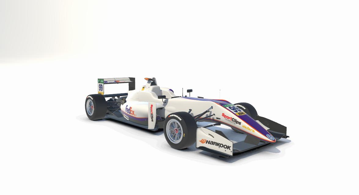 Dallara F3 FedEx by Niklas Husmann Trading Paints
