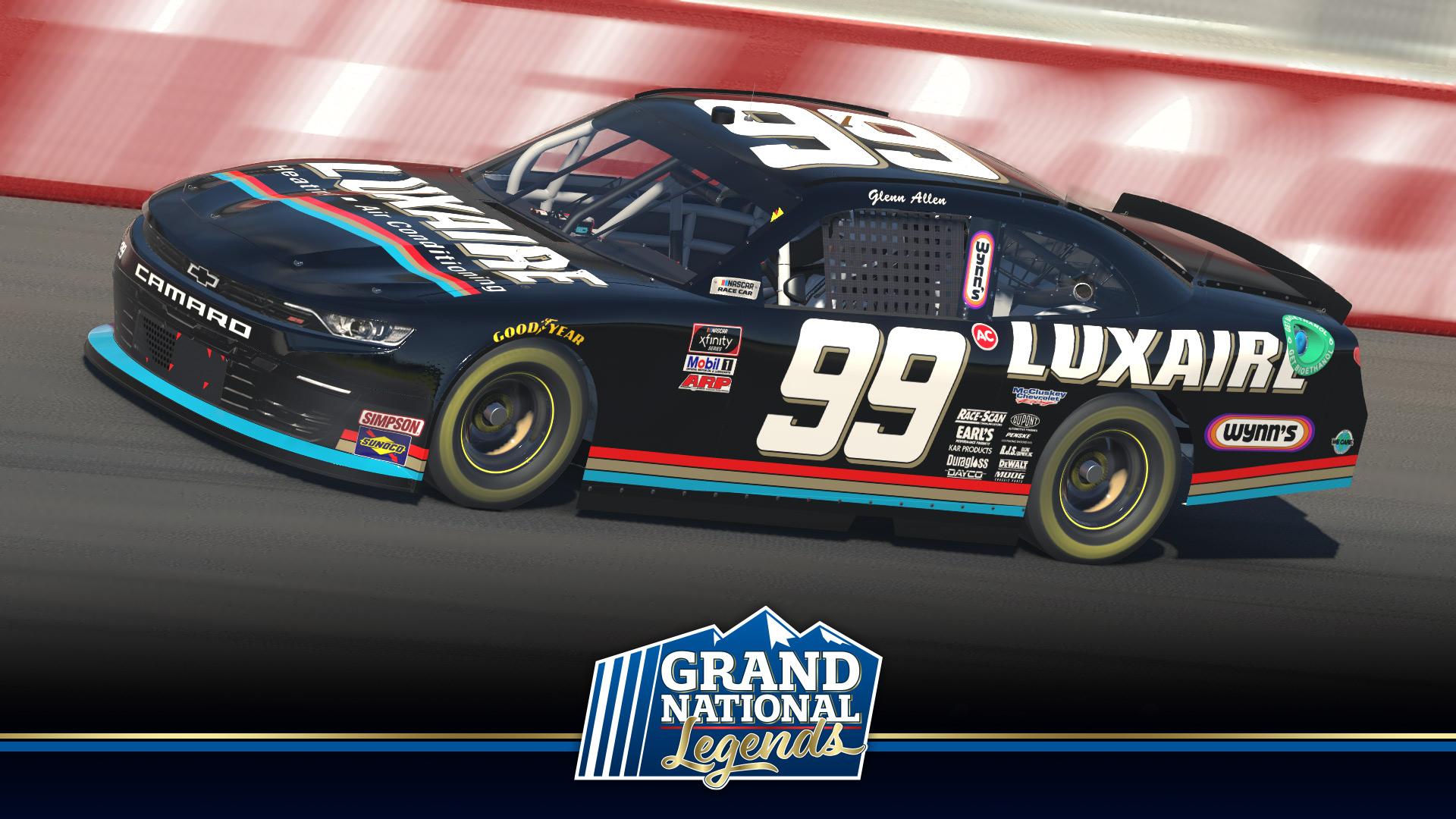 Glenn Allen, Jr. 1996 Luxaire Chevrolet Grand National Legends by Paul Newton Trading Paints