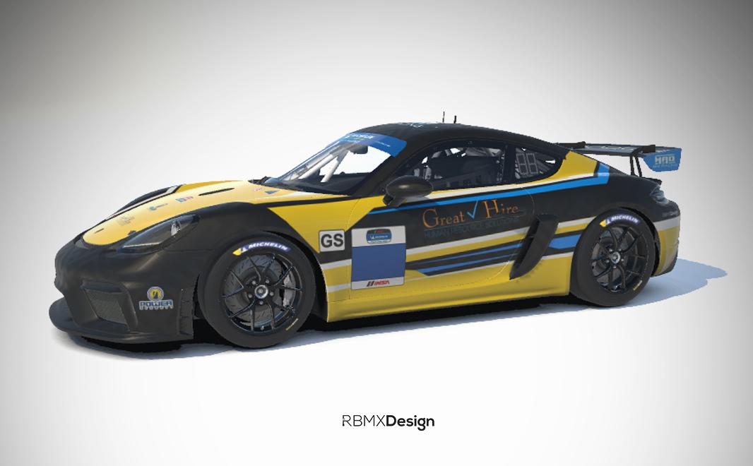 Preview of Porsche 718 GT4 YELLOW by Tyler Beamon