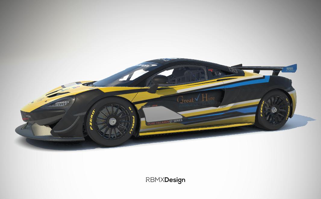 Preview of Mclaren 570s GT4 YELLOW by Tyler Beamon