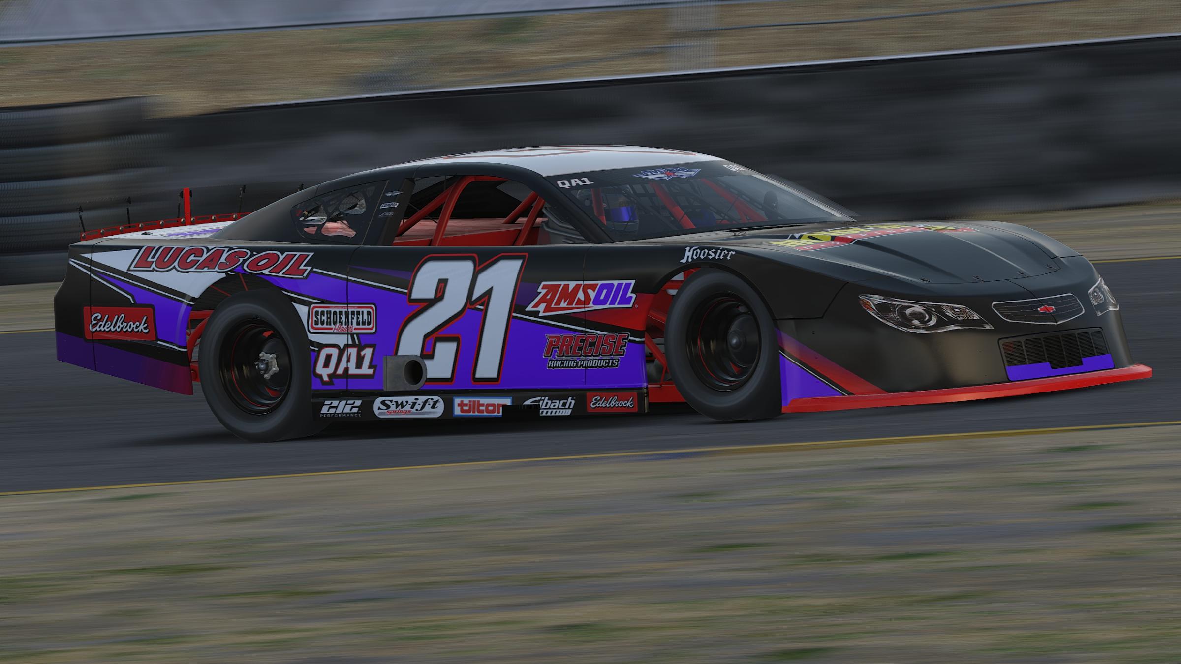 Motor State Distributing Super Late Model by Kaden Law Trading Paints
