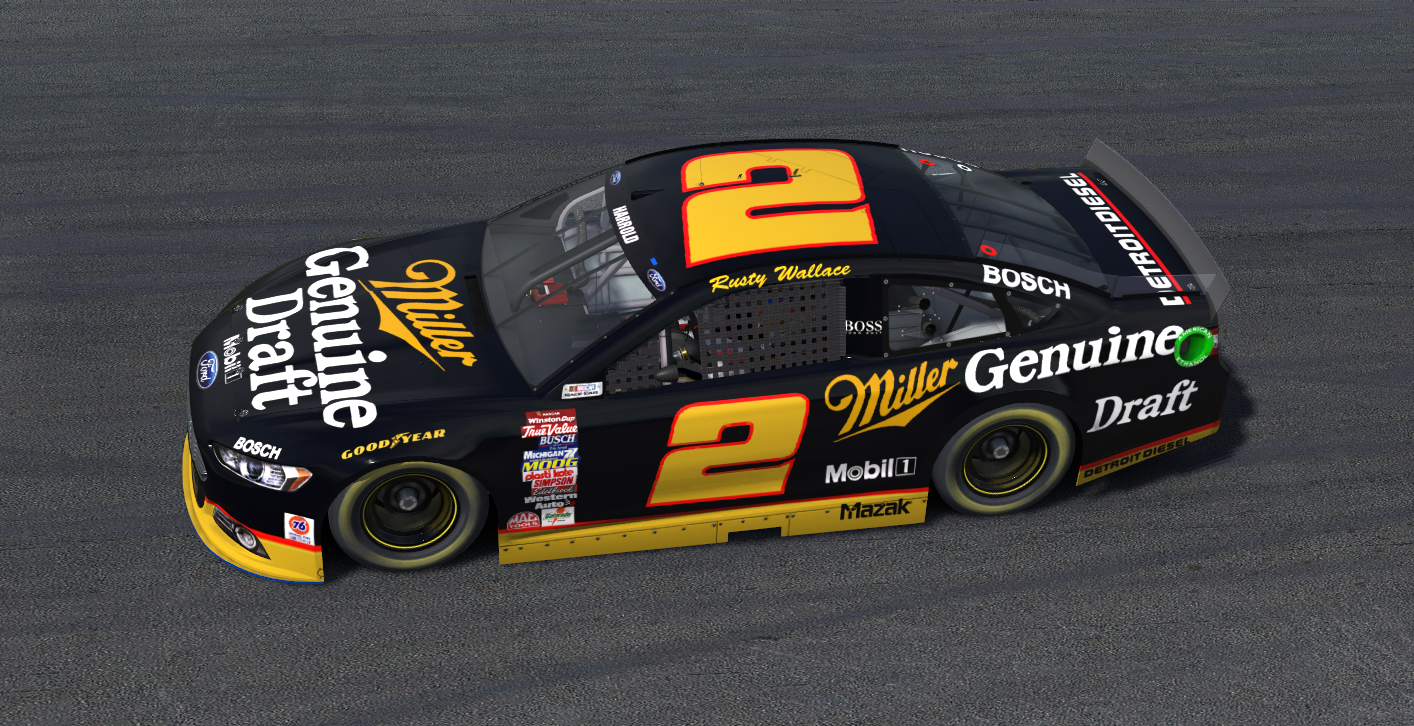 1994 MILLER GENUINE DRAFT RUSTY WALLACE FORD THUNDERBIRD REPLICA by